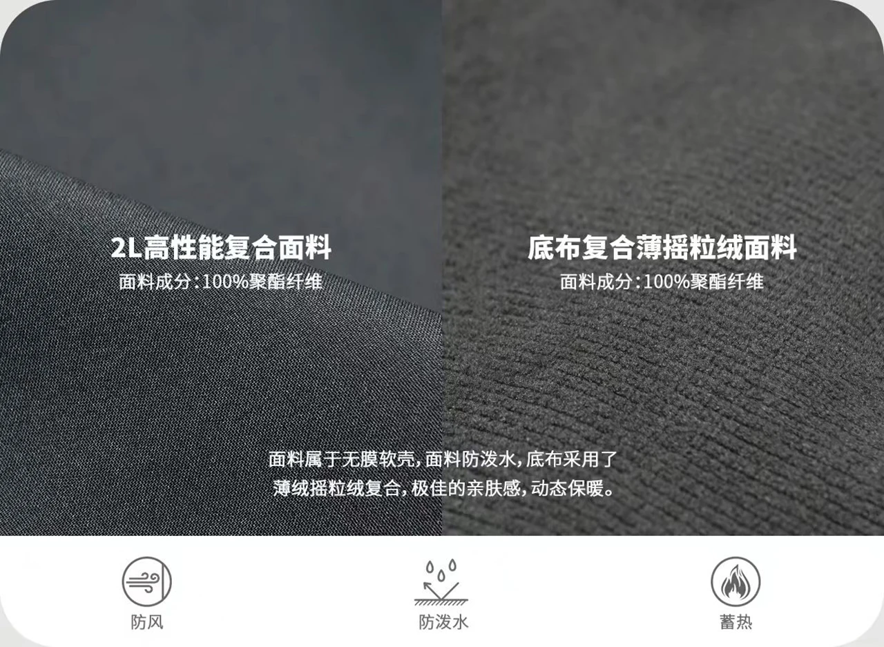 Nosucism 25aw Soft shell paratrooper pants zipper pocket ergonomic design techwear - 11 11 11