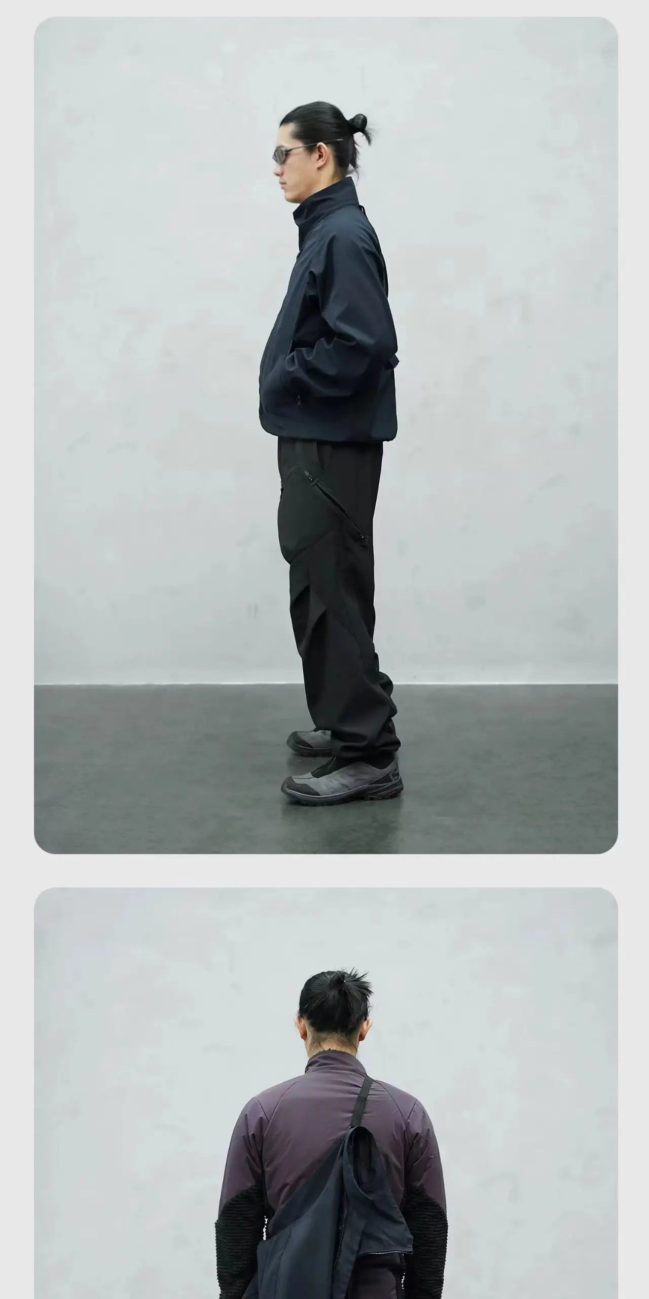 Nosucism 25aw MA-1 3L windstopper soft shell jacket tecsys molle system techwear - 12 12 10