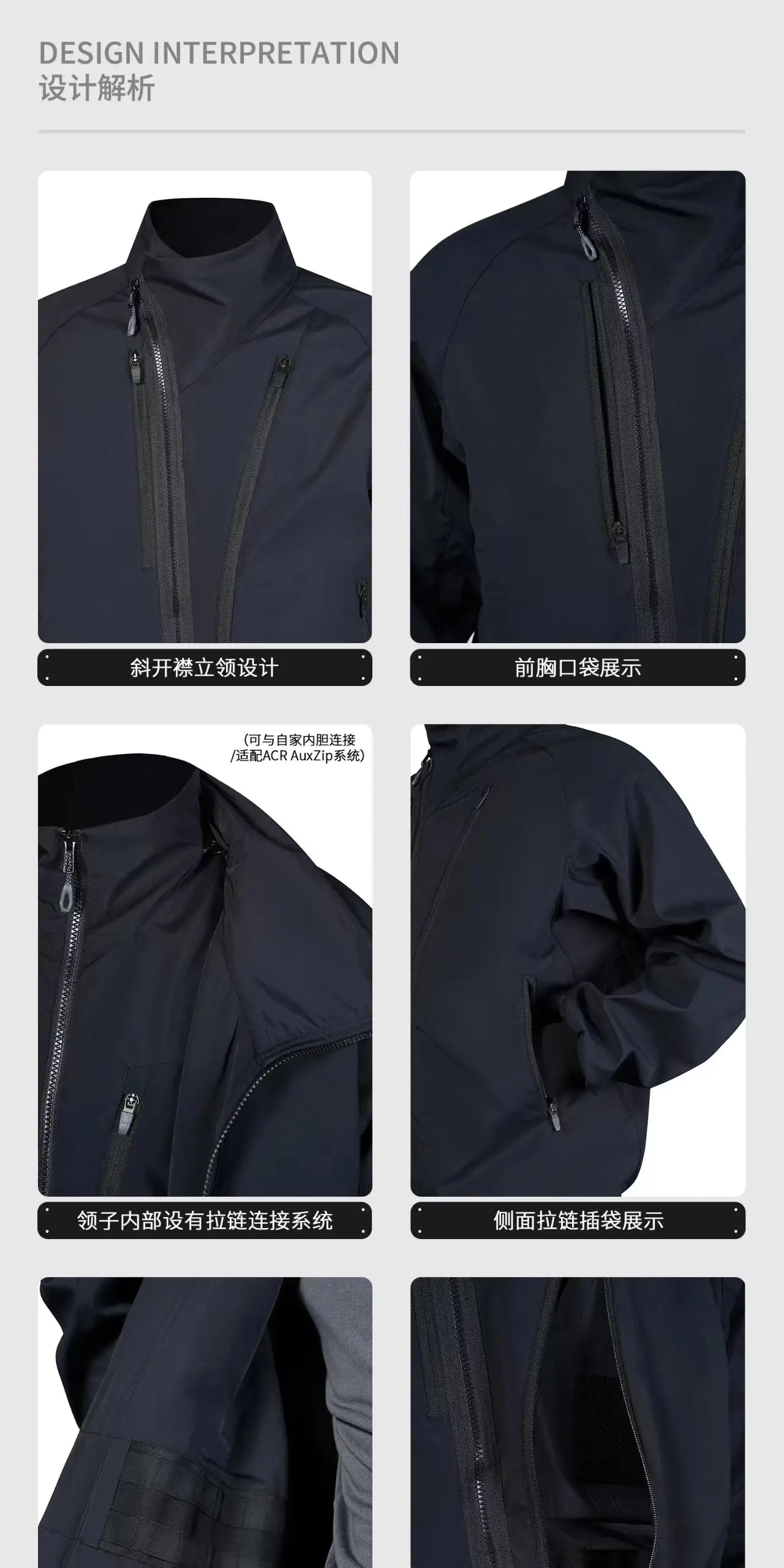 Nosucism 25aw MA-1 3L windstopper soft shell jacket tecsys molle system techwear - 6 6 9