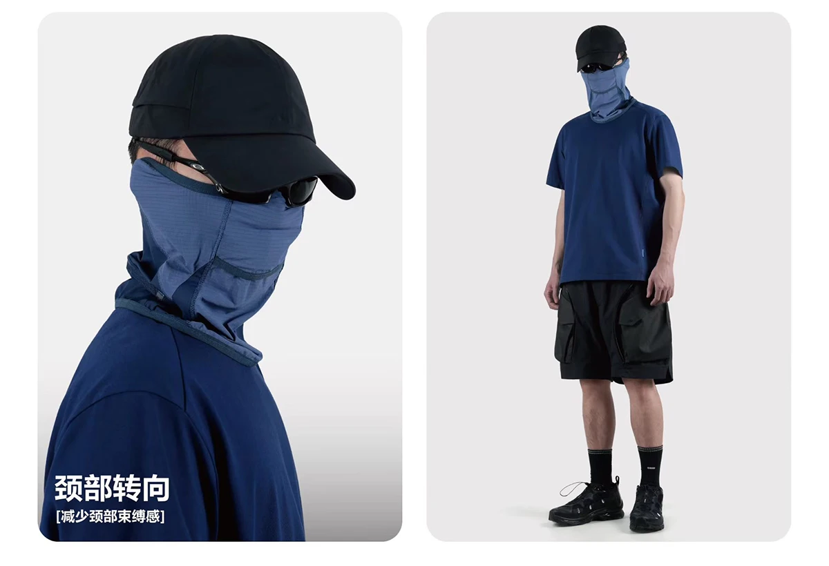 Reindee lusion 26ss UPF50+ Sunscreen Outdoor Snud toray active skin material techwear accessories - 10 10 4