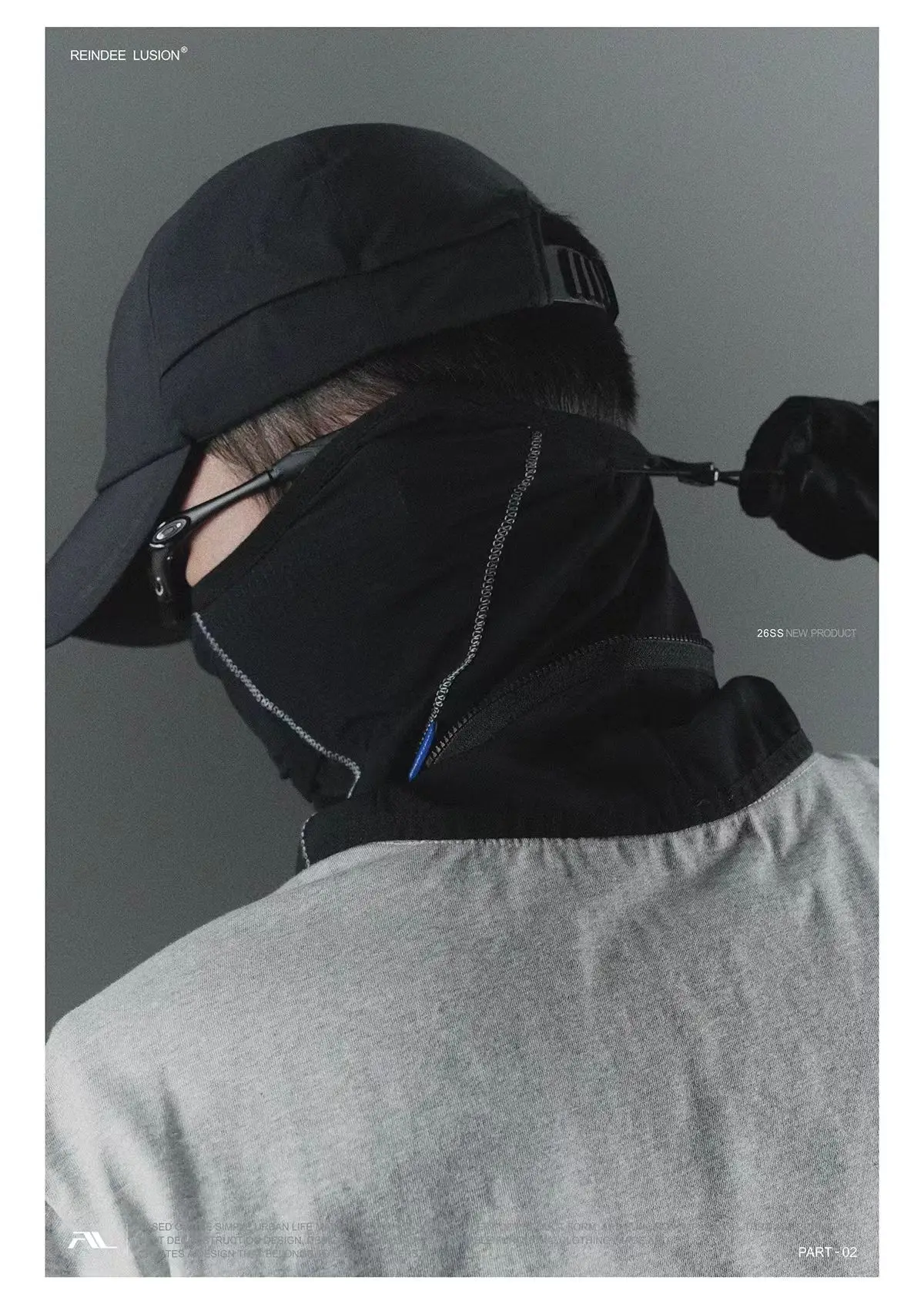 Reindee lusion 26ss UPF50+ Sunscreen Outdoor Snud toray active skin material techwear accessories - 25 25 1