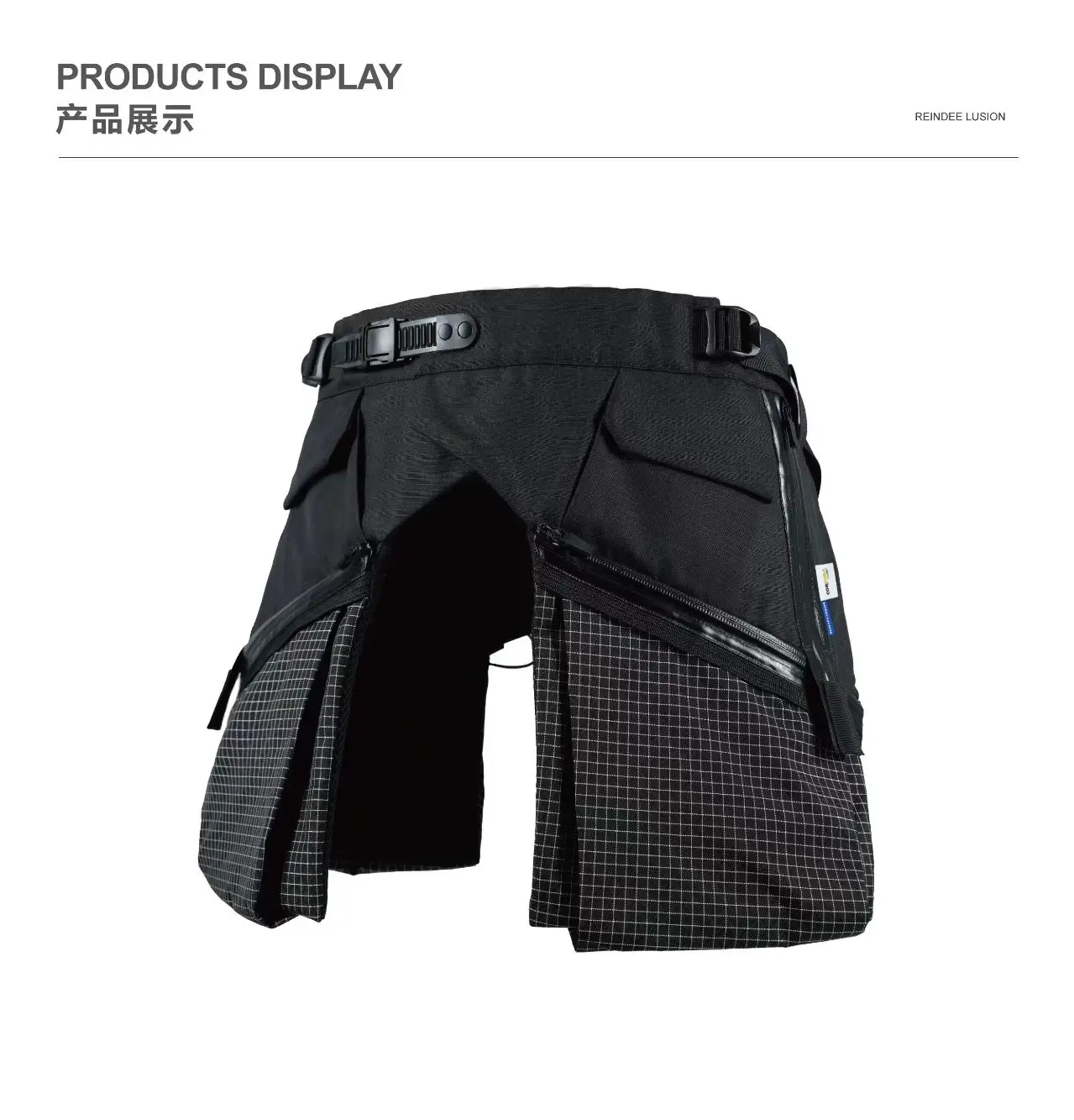 Reindee Lusion 26SS Functional Layered Structure Six-Pocket PantsExtention Apron techwear accessories edc carrier - 26 26