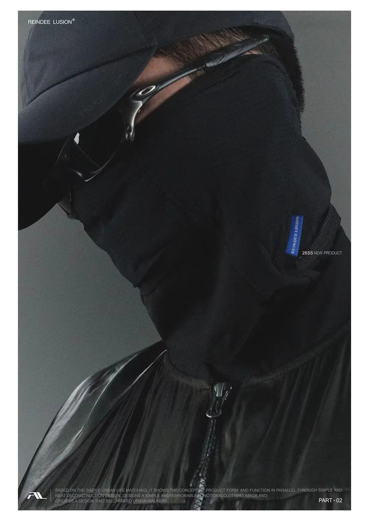 Reindee lusion 26ss UPF50+ Sunscreen Outdoor Snud toray active skin material techwear accessories - 28 28 1