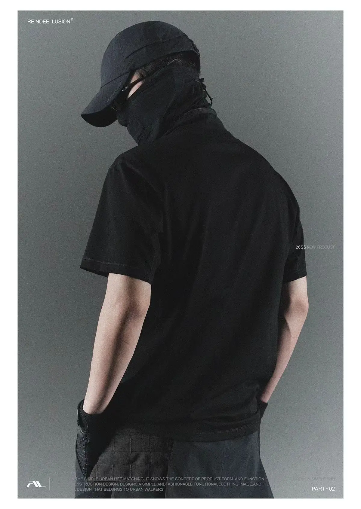 Reindee lusion 26ss UPF50+ Sunscreen Outdoor Snud toray active skin material techwear accessories - 30 30 1