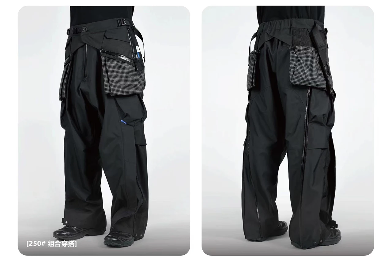 Reindee Lusion 26SS Functional Layered Structure Six-Pocket PantsExtention Apron techwear accessories edc carrier - 5 5 5