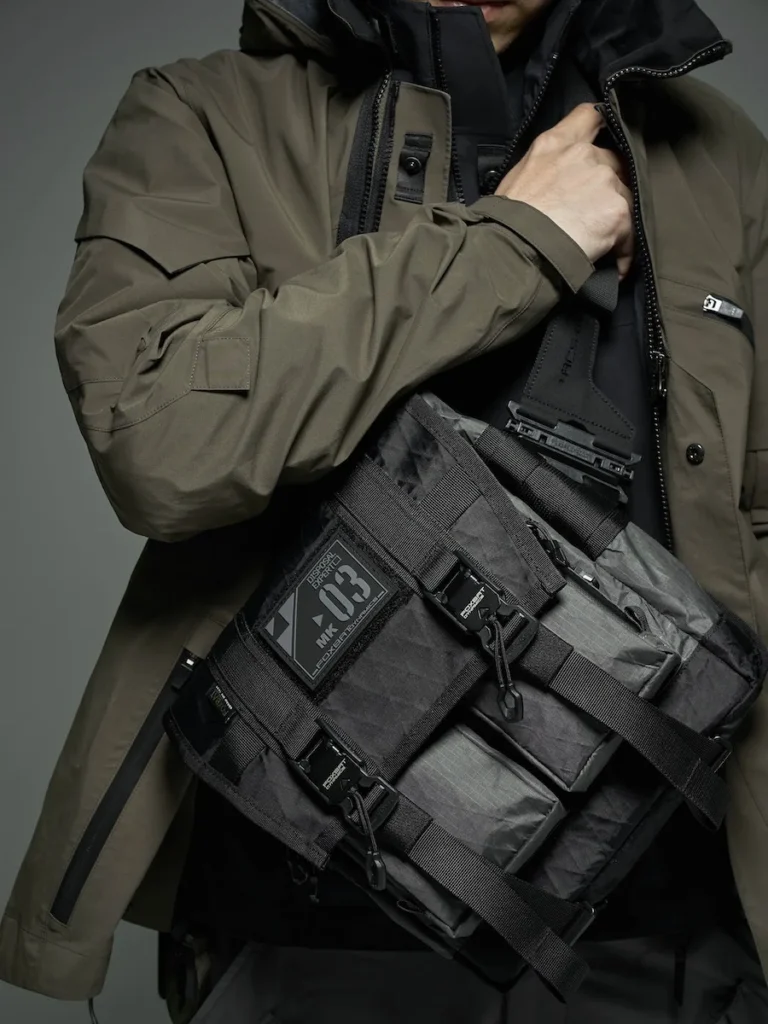 Foxbat 22FW LEG 05 Functional messenger bag fidlock v buckle xpac material side molle webbing edc