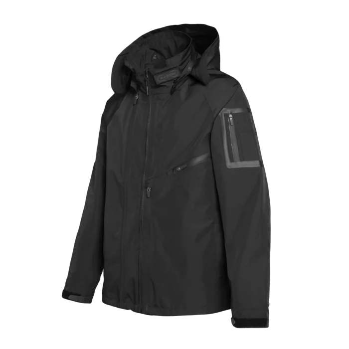 Functional stormsuit jacket detachable hood waterproof silenstorm techwear ninjawear darkwear streetwear aesthetic futuristic 9