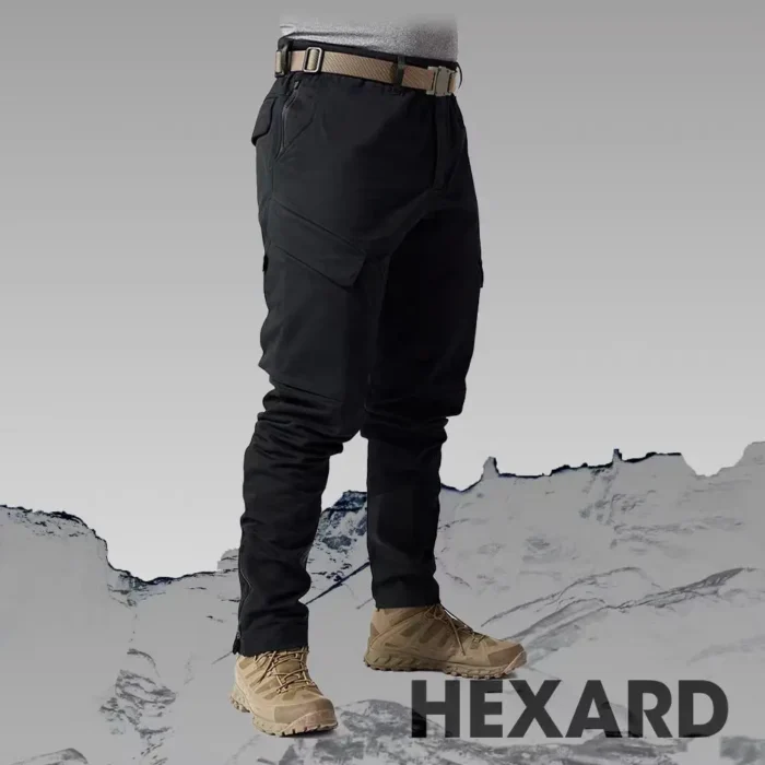 Hexard QCA 02CT Deuterium winter cargo pants cotton cupro material outdoor military tactical techwear aesthetic 1