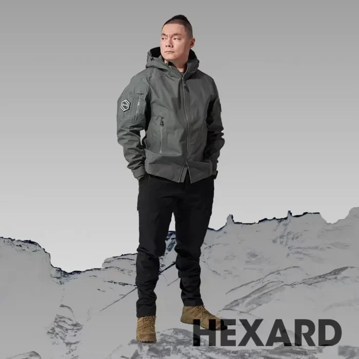 Hexard QCA 02CT Deuterium winter cargo pants cotton cupro material outdoor military tactical techwear aesthetic 2