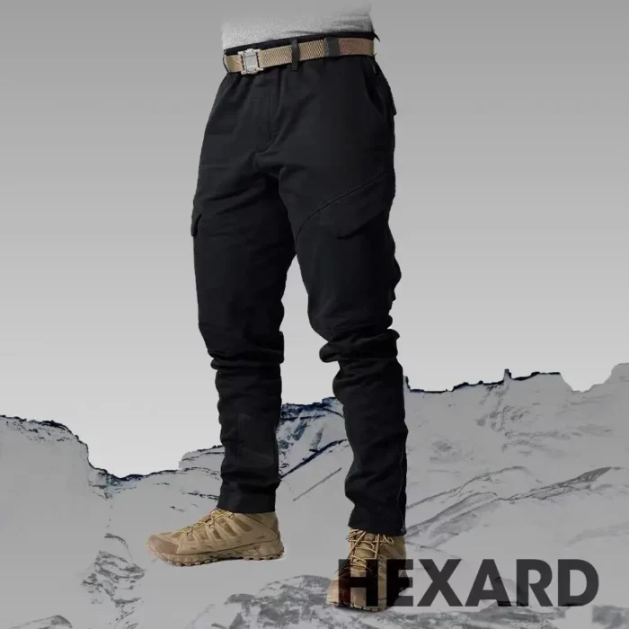 Hexard QCA 02CT Deuterium winter cargo pants cotton cupro material outdoor military tactical techwear aesthetic