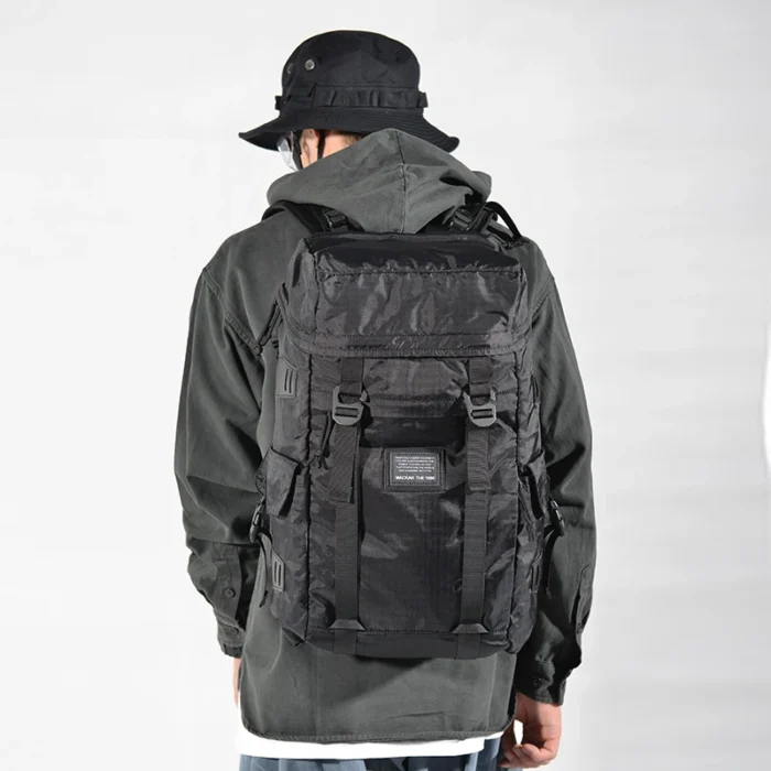 Mackar Nylon backpack schoolbag streetwear accessories japanese style harajuku 1