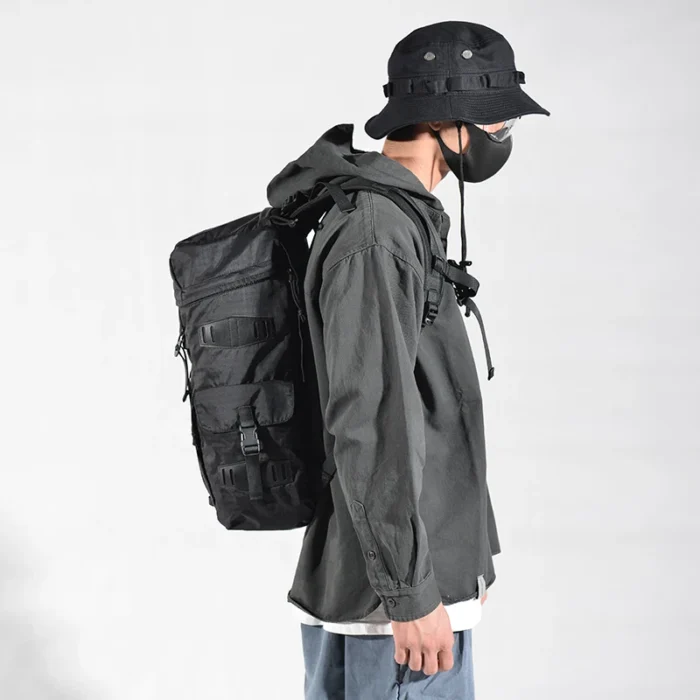 Mackar Nylon backpack schoolbag streetwear accessories japanese style harajuku 2