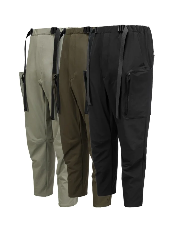 Ninja warning 22ss Wide half drop crotch cargo pants versatile waist adjustment techwear techninja streetwear 7