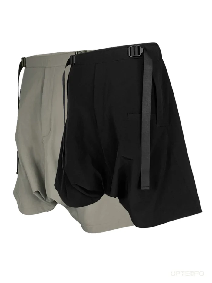 Ninja warning Drop crotch wide shorts dwr multipocket waist adjustment techwear ninjawear 3