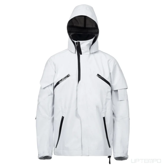 Ninja warning Waterproof hooded stormsuit jacket membrane carrier system magnetic badge dwr techwear ninjawear techninja 2