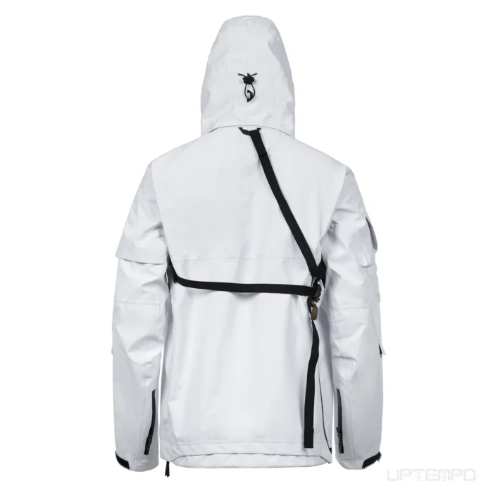 Ninja warning Waterproof hooded stormsuit jacket membrane carrier system magnetic badge dwr techwear ninjawear techninja 4