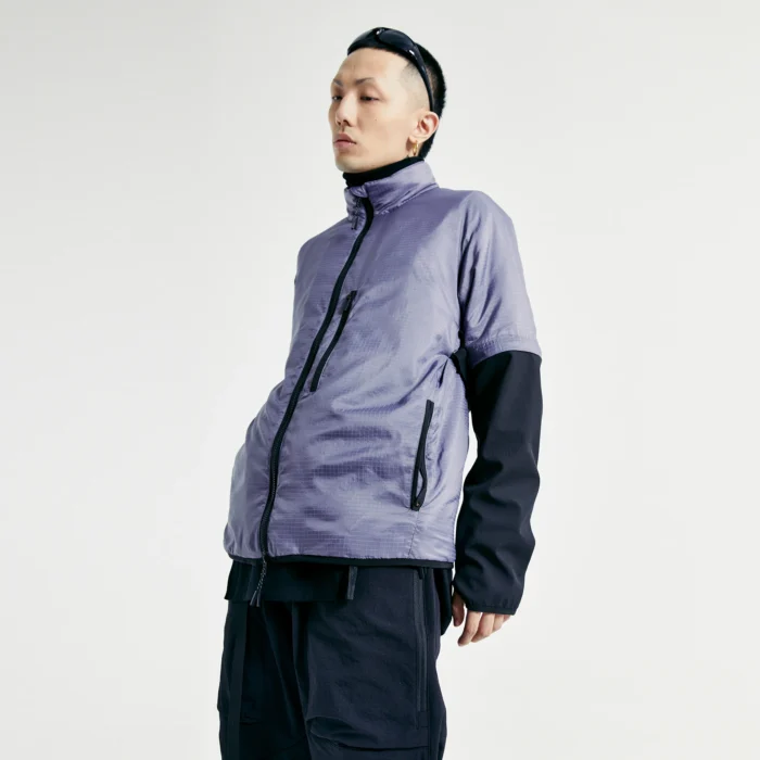 Nosucism cotton filled jacket with detachable sleeves techwear ninjawear streetwear japanese style aesthetic futuristic 2