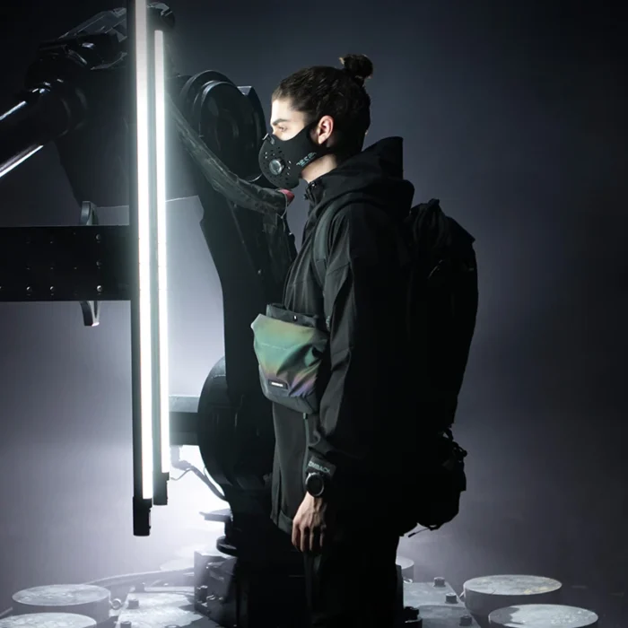 Pupil travel x comback xEnshadower Reflective Shoulder bag techwear accessories streetwear futuristic