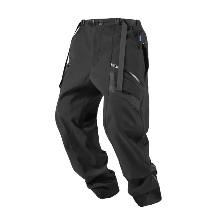 Reindee Lusion 22aw zippered pocket waterproof bunched pants molle multipocket cargo techwear gorpcore