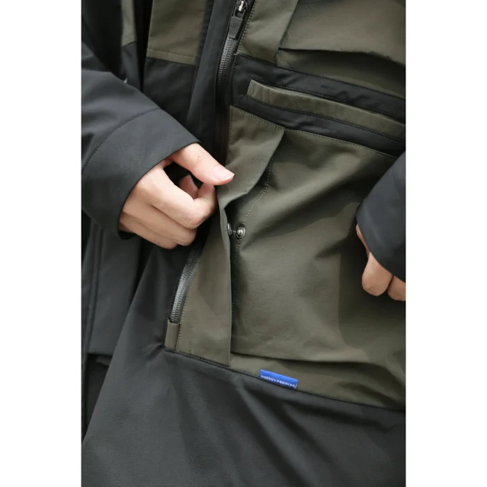 Reindee Lusion 22ss Functional kimono jacket waterproof dwr coating multiple pockets carrying sling techwear japanese style 4