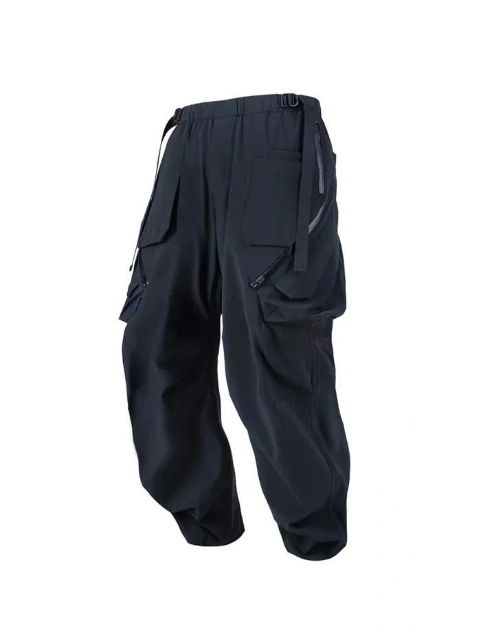 Reindee Lusion 23aw double ribbon waist cargo pants multipocket dwr coating breathable quick drying techwear gorpcore