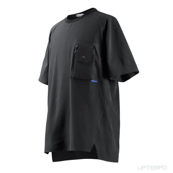 Reindee lusion 21ss 3D deconstruction design T shirt quick drying mesh breathable stitching techwear