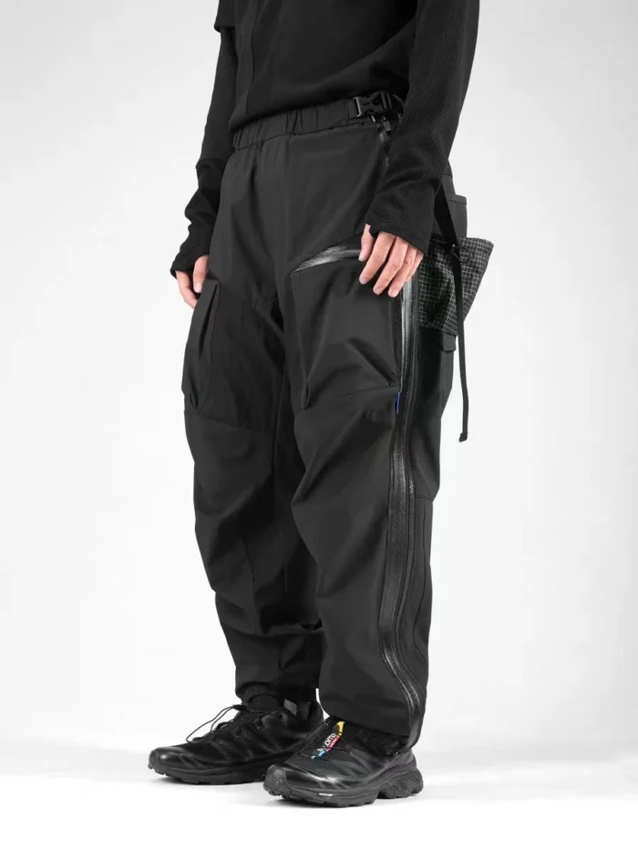 Reindee lusion 23aw quick release zipper waterproof pants integrated waist adjustment multiple pockets techwear gorpcore 1