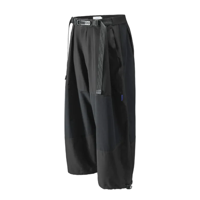 Reindee lusion spliced waterproof samurai pants retractable webbing techwear ninjawear outdoor functional 4