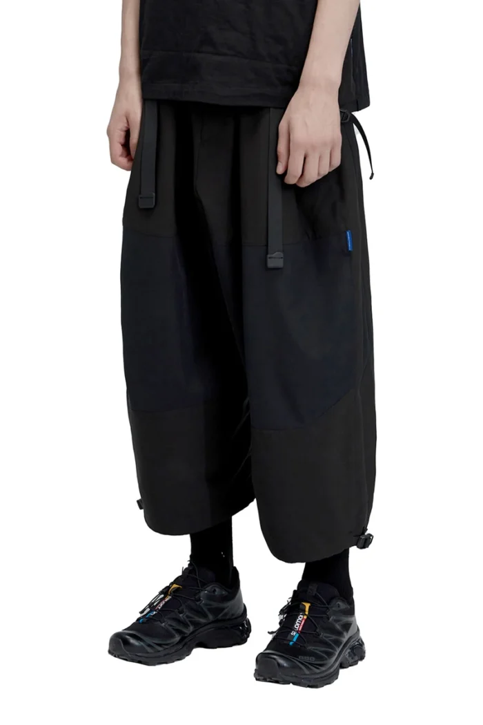 Reindee lusion spliced waterproof samurai pants retractable webbing techwear ninjawear outdoor functional