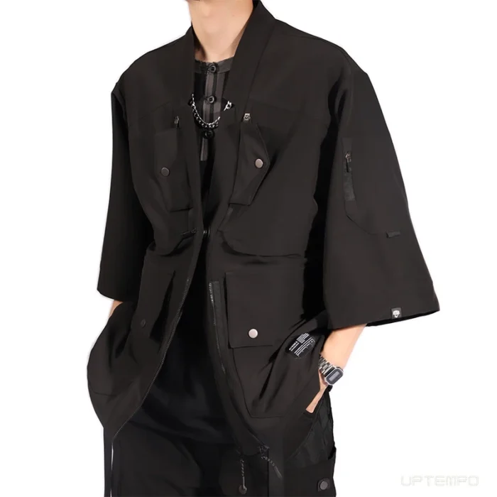 Whyworks 22ss Functional kimono jacket fidlock snap magnetic buckle carrying system dwr coating techwear japanese style 1