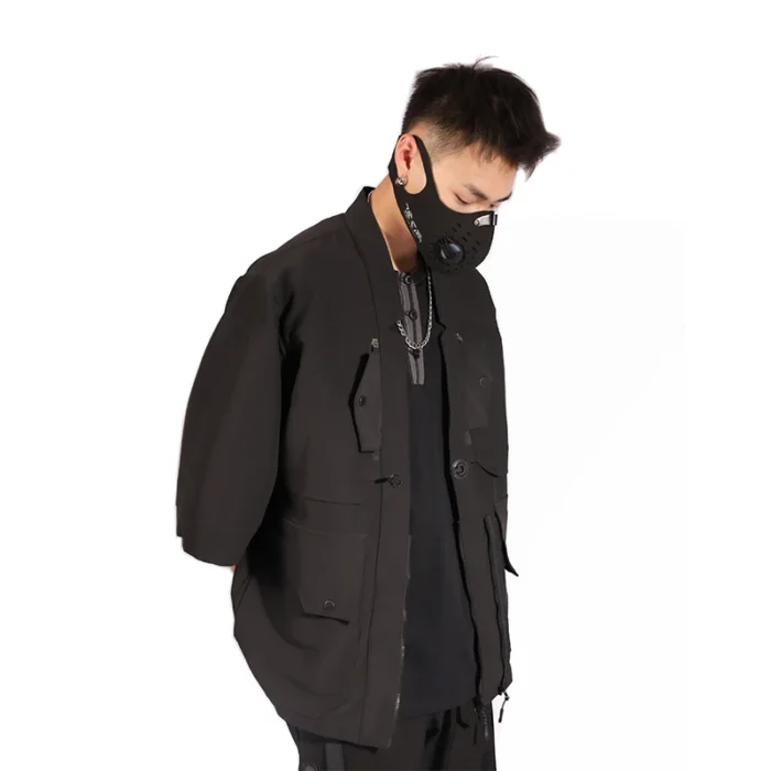 Whyworks 22ss Functional kimono jacket fidlock snap magnetic buckle carrying system dwr coating techwear japanese style 2