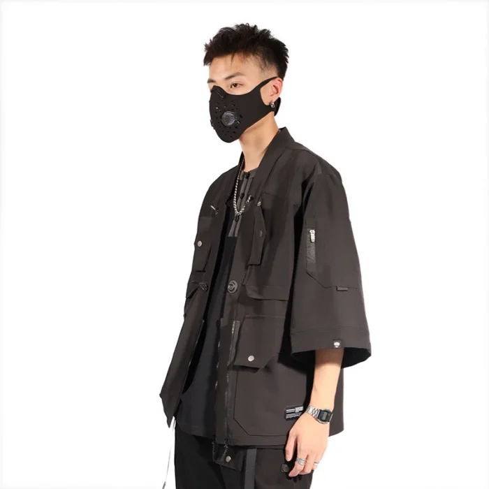 Whyworks 22ss Functional kimono jacket fidlock snap magnetic buckle carrying system dwr coating techwear japanese style