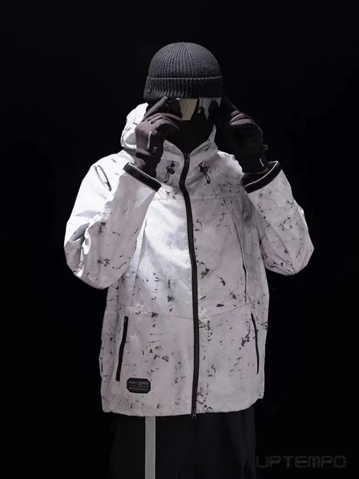 Whyworks 23AW Outdoor commuting assault jacket windproof splashproof white ver adjustable hood techwear gorpcore 1