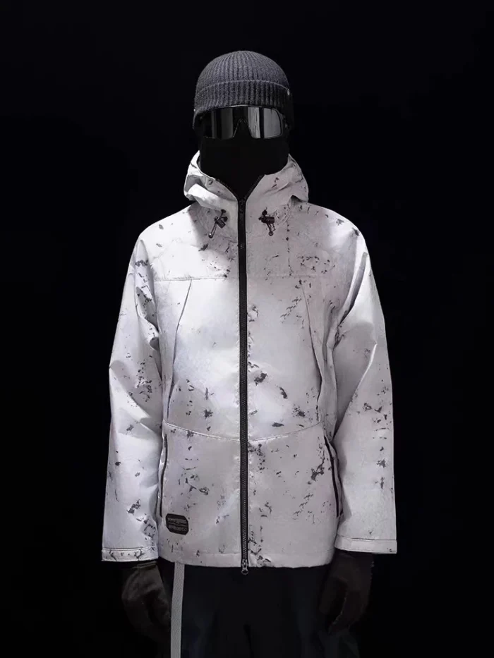 Whyworks 23AW Outdoor commuting assault jacket windproof splashproof white ver adjustable hood techwear gorpcore 2