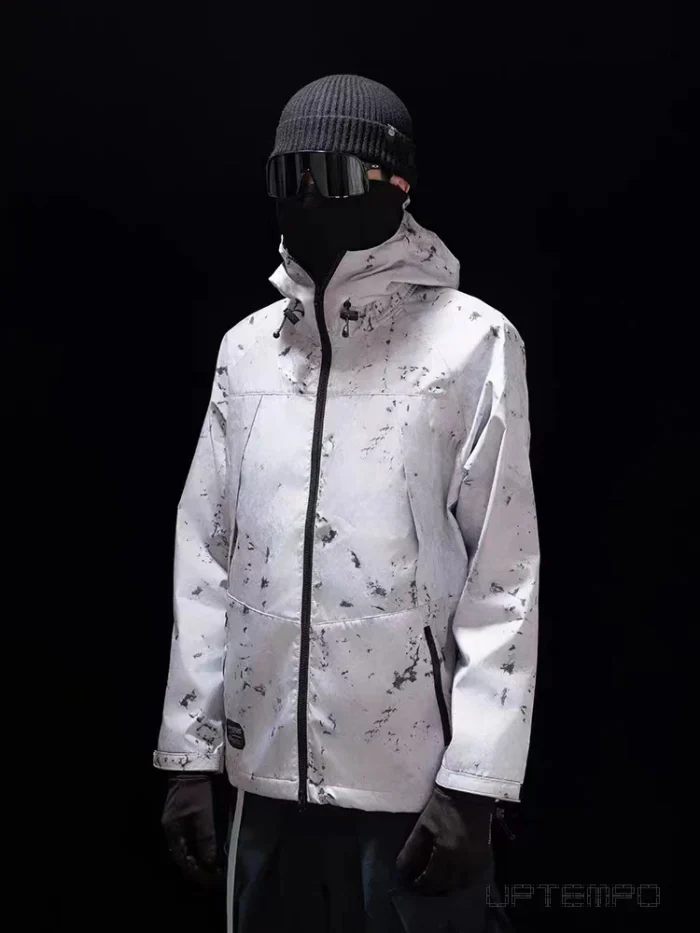 Whyworks 23AW Outdoor commuting assault jacket windproof splashproof white ver adjustable hood techwear gorpcore 3