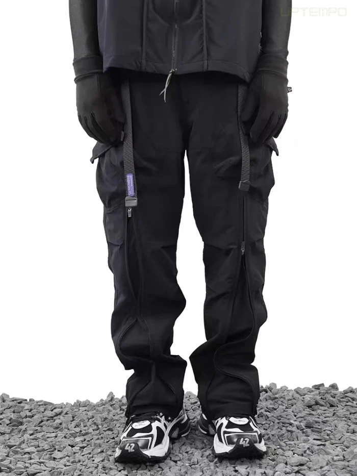 Whyworks 23ss Adjustable shape cargo pants dwr material 3d pockets techwear dystopian warcore 1