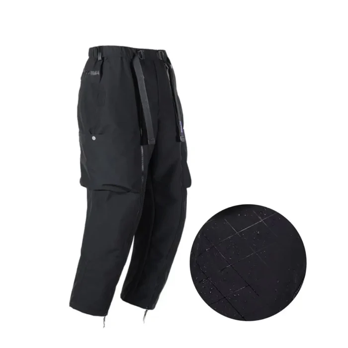 Whyworks 23ss Zipper ventilate diamond drainage pants water repellent quick adjustment waist techwear wacrore gorpcore