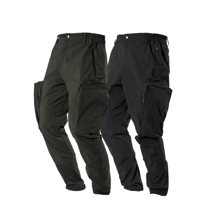 Cargo pants wide side pockets hidden pocket ykk zippers pupil travel techwear futuristic streetwear aesthetic