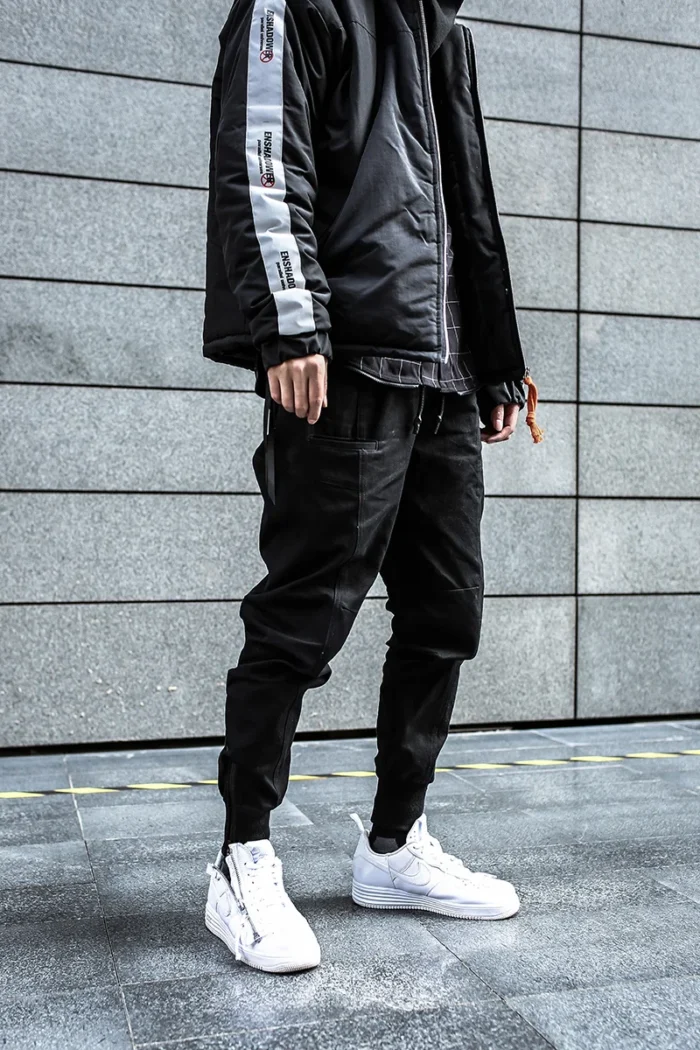 ESDR Cotton joggers pants with drawstring Streetwear EDR 0102 1