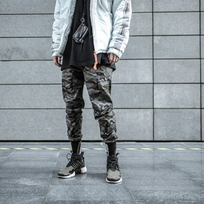 ESDR Cotton joggers pants with drawstring Streetwear EDR 0102 2