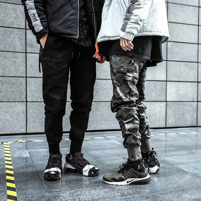 ESDR Cotton joggers pants with drawstring Streetwear EDR 0102