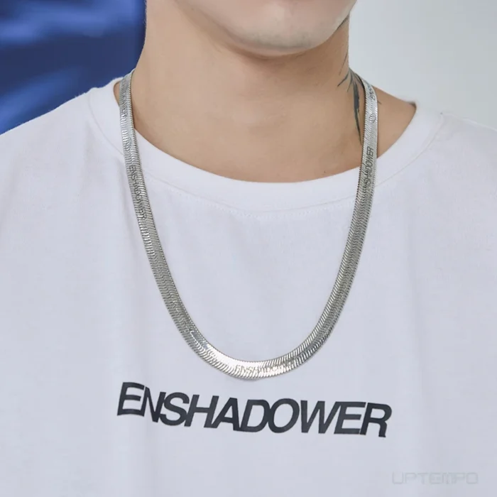 Enshadower 21aw snake bone necklace chain techwear accessories streetwear EDR 0694