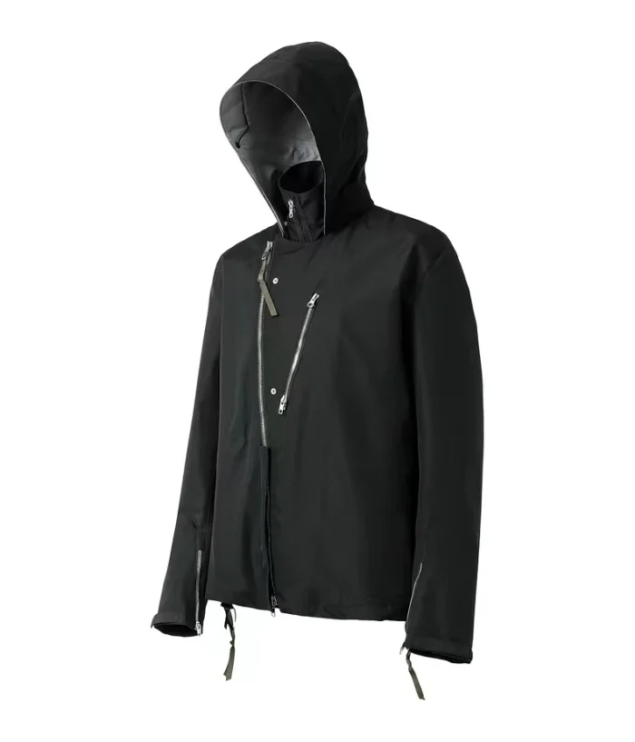 Ninja warning 23aw Rider jacket detachable hood carrying sling multiple shape suit dwr coating techwear