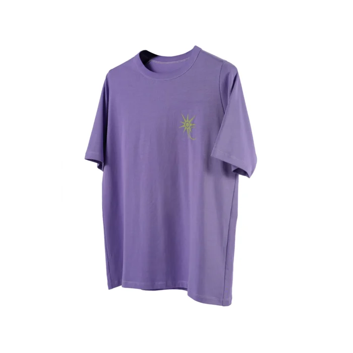 Nosucism 22ss widened design purple t shirt short sleeve cotton techwear aesthetic streetwear casual 4