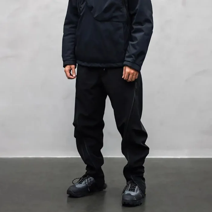 Nosucism 23aw Side zippered soft shell pants adjustable waist and shape dwr coating techwear gorpcore 7