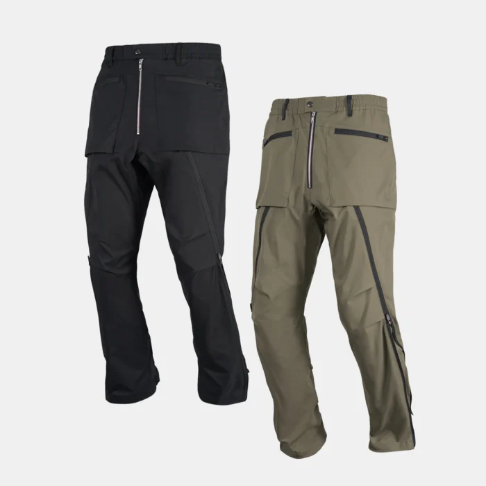 Nosucism 23ss Side zipper vertical cut 2 0 pioneer pants solotex material rubberband waist dwr techwear