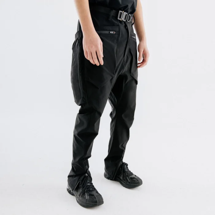 Nosucism Heavyweight trousers pants front and leg pockets water repellent breathable techwear ninjawear streetwear 2