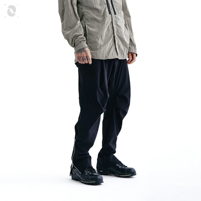 Nosucism IINTRMISSIONN 21aw Nylon daoist style pants water repellent techwear dystopian japanese