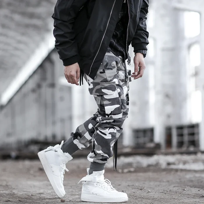 Paratrooper pants joggers with straps techwear ninjawear darkwear EDR 2