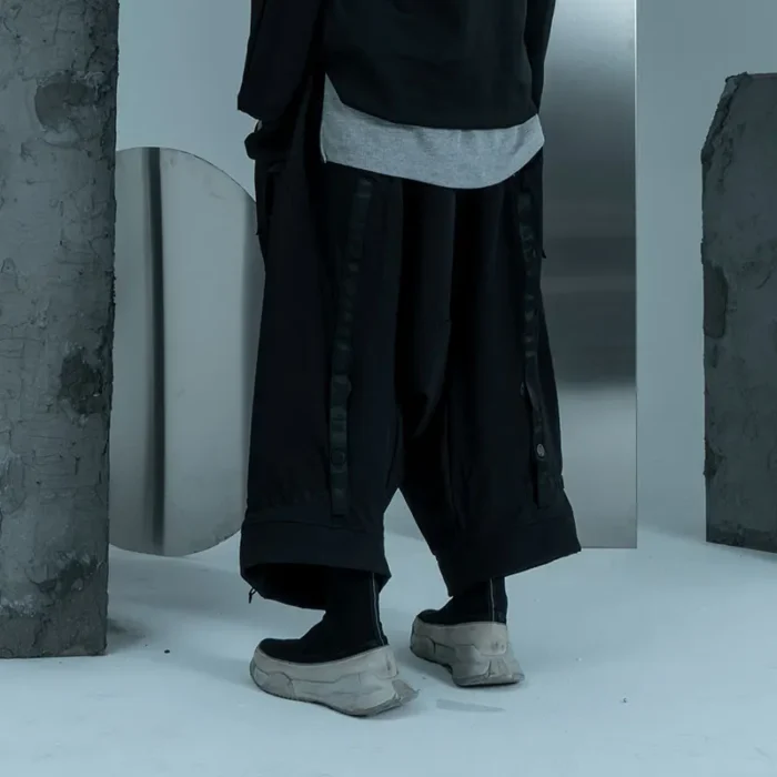 Pupil travel Drop crotch loose harem pants PT2074 techwear aesthetic dystopian streetwear 2